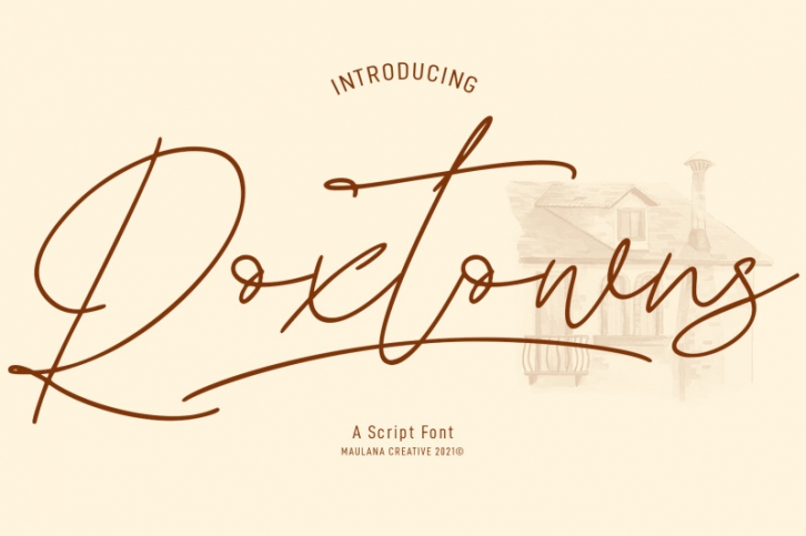 Roxtowns Script Font Font Download