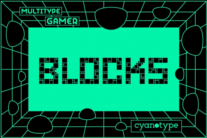MultiType Gamer Blocks Font Download