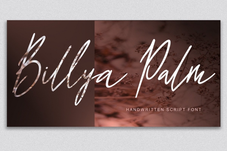 Billya Palm Font Download