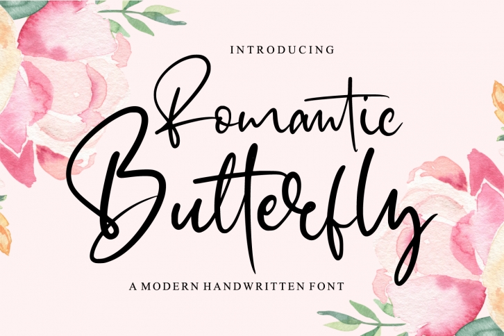 Romantic Butterfly Font Download