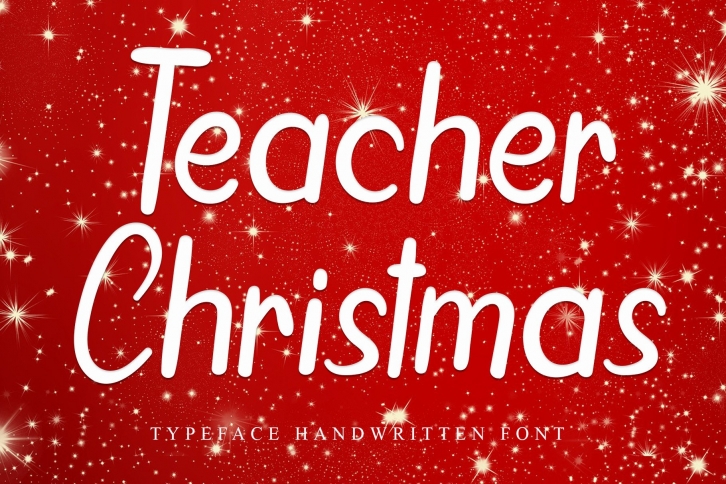 Teacher Christmas Font Download