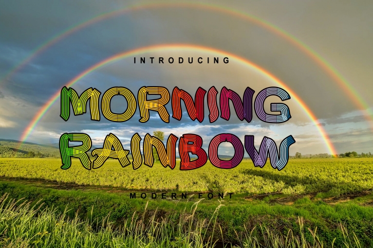 Morning Rainbow Font Download