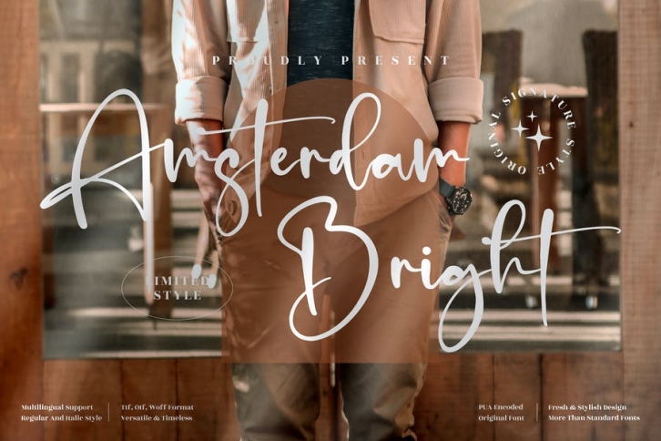 Amsterdam Bright Signature Font LS Font Download