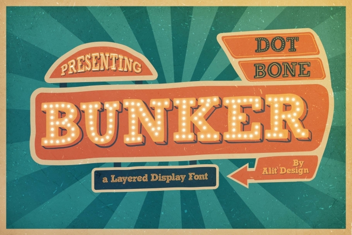 Bungker Typeface Font Download