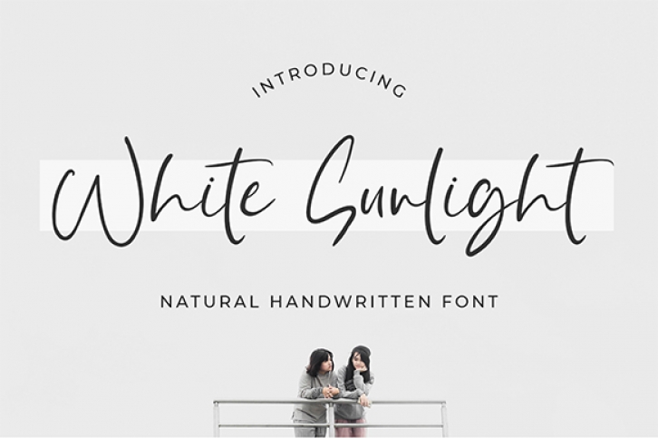 White Sunligh Font Download