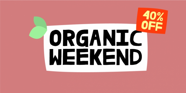 Organic Weekend Font Download
