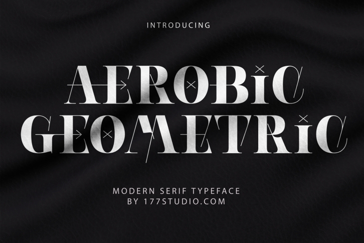 Aerobic Geometric Font Download