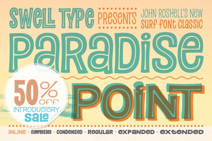Paradise Point Inline Font Download
