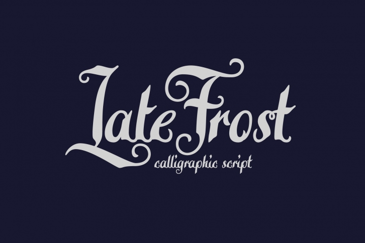 Late Frost Font Download