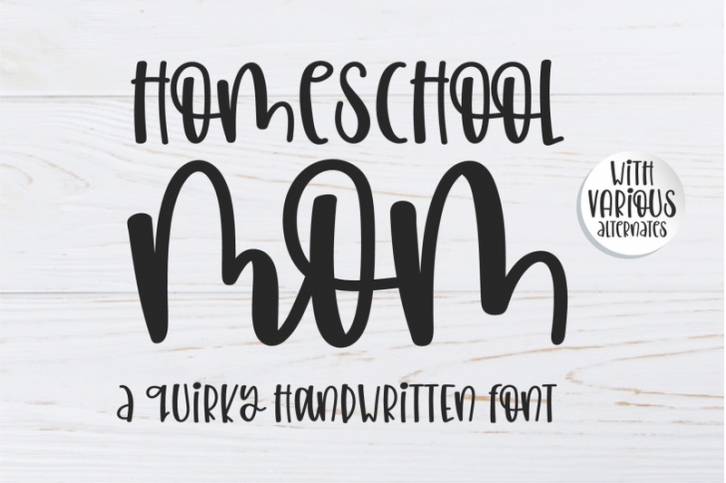 Homeschool Mom Font Download