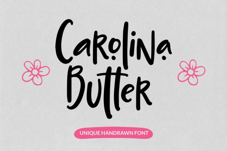 Carolina Butter Font Download