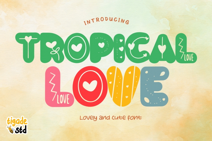 Tropical Love Font Download