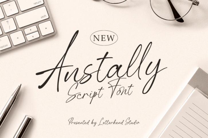Anstally Script Font Font Download