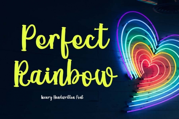 Perfect Rainbow Font Download