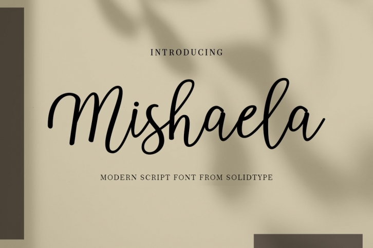 Mishaela Scrip Font Download
