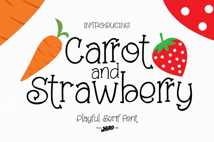 Carrot and Strawberry Font Download