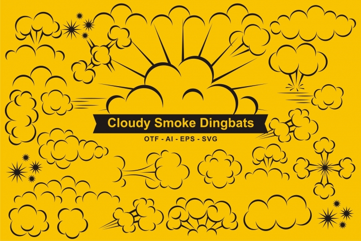 Cloudy Smoke Font Download