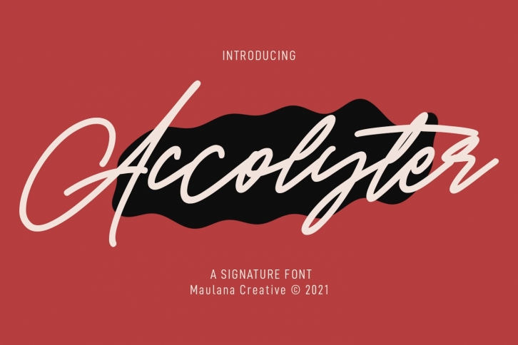 Accolyter Signature Font Download