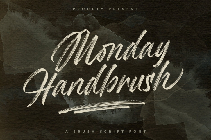 Monday Handbrush Font Download