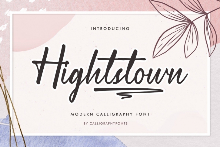 Hightstown Font Download