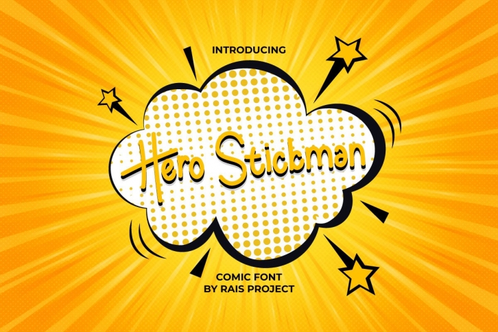 Hero Stickman Font Download