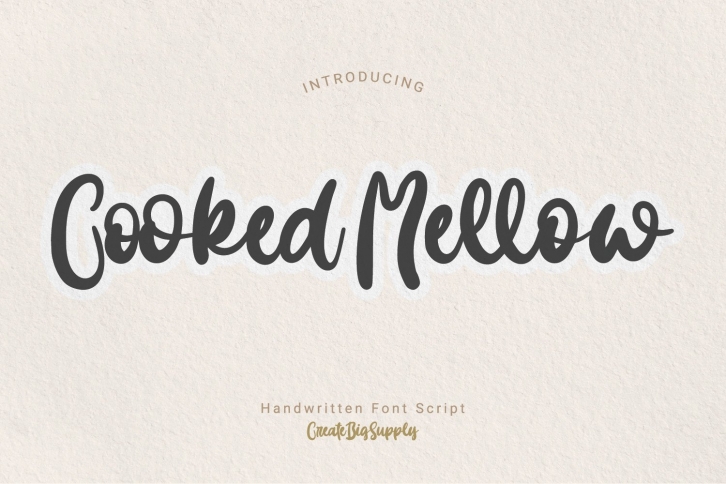 Cooked Mellow Font Download