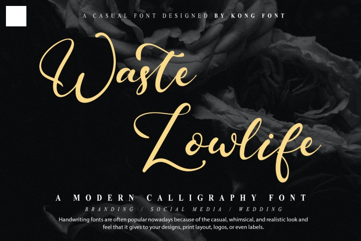 Waste Lowlife Font Download