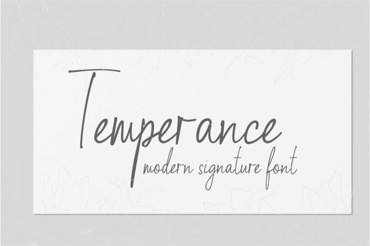 Temperance Font Download