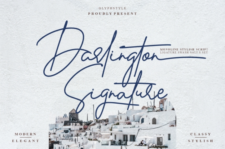 Darlington Signature Font Download