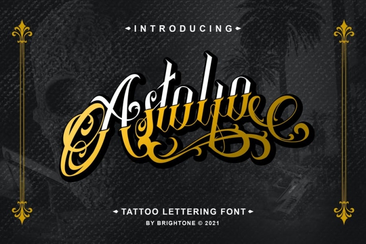Astolfo -  Tattoo Font Font Download