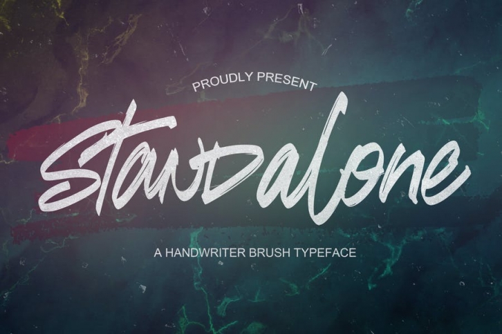 Standalone - Handwritten Brush font Font Download