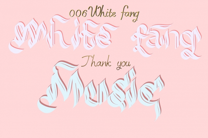 White Fang Font Download