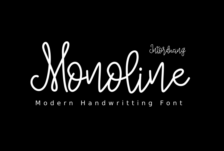 Monoline Font Download