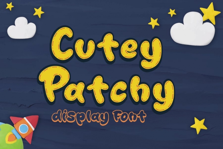 Cutey Patchy - Display Font Font Download
