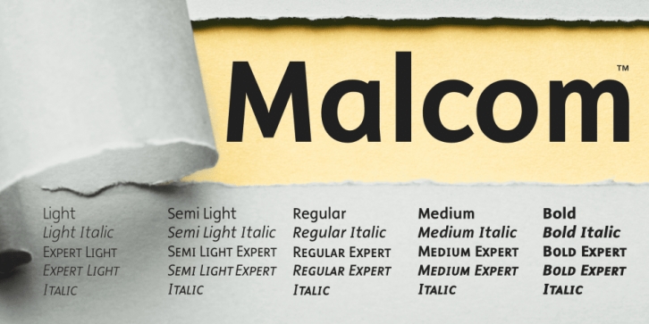 Malcom Font Download