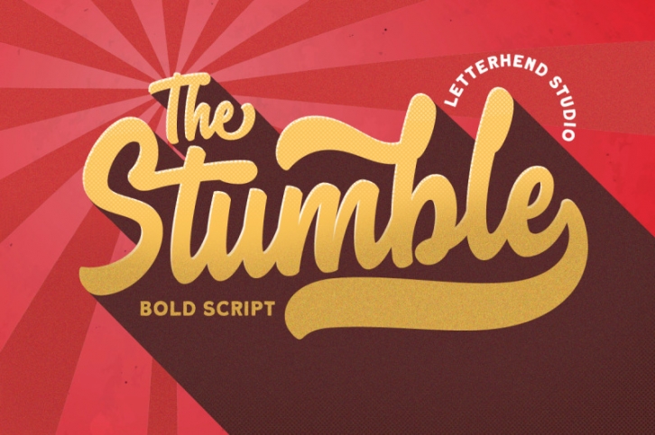 The Stumble - Retro Bold Script Font Download