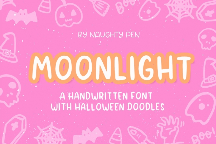 Moonlight Halloween Handwritten and Doodle Font Download