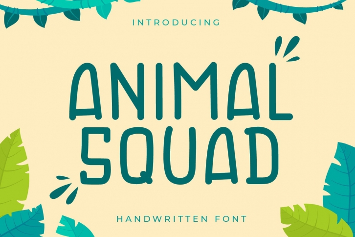 Animal Squad Font Download