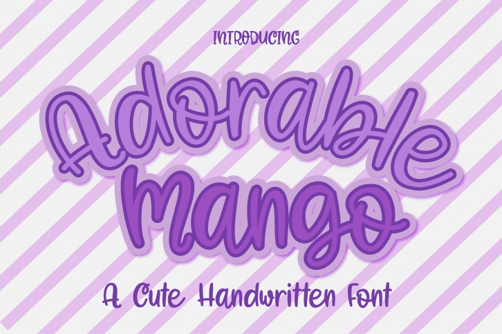 Adorable Mango Font Download