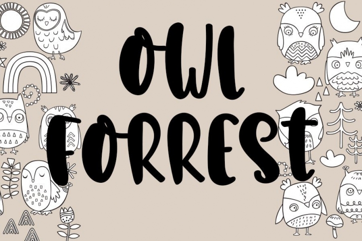 Owl Forest Font Download