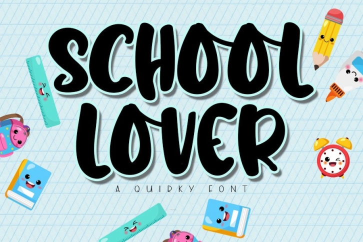 School Lover Font Download