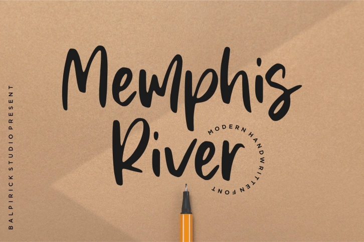 Memphis River Font Download