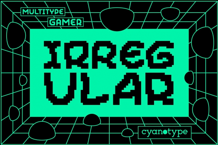 MultiType Gamer Irregular Font Download