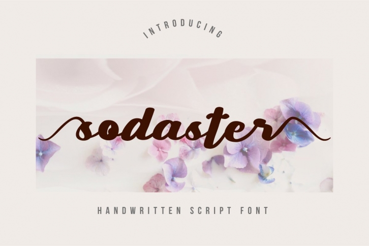 Sodaster Font Download