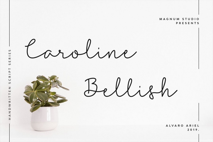 Caroline Bellish Script Font Download