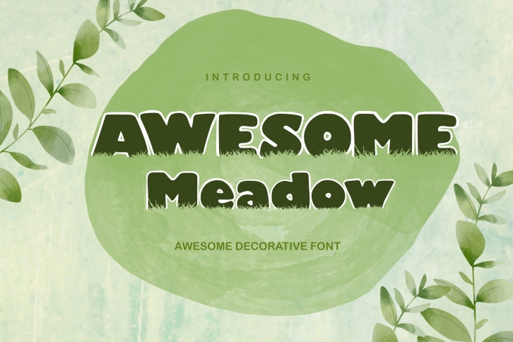 Awesome Meadow Font Download
