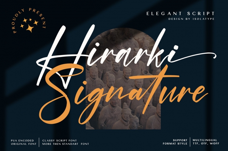 Hirarki Signature Font Download
