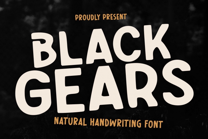Black Gears Font Download