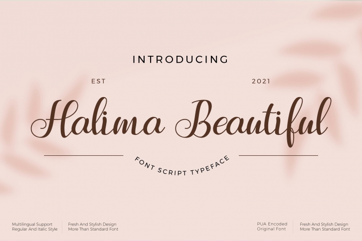 Halima Beautiful Font Download