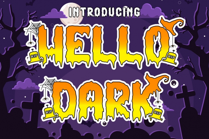 Hello Dark Font Download